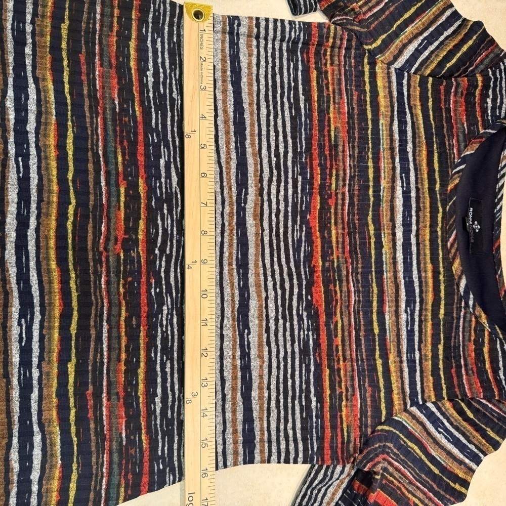 Ronni Nicole Striped Shift Dress Size 6 - Picture 6 of 6